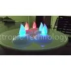 Green / Red / Blue PE Plastic Color Changing LED Candle of Battery Operated thumbnail-1