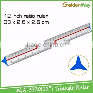 4" Metal Aluminium Ratio Scale Ruler thumbnail-5