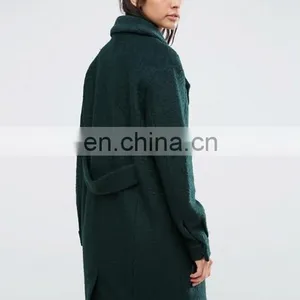 Wholesale Cheapest Price New Design Woman's Over Size Coat thumbnail-4