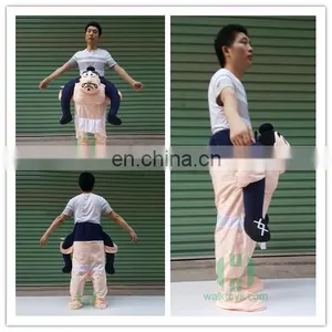 HI CE 2017 Halloween Funny Sumo Carrying Costume for Adults thumbnail-1