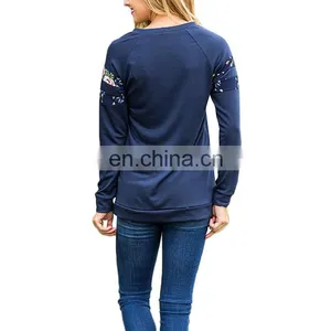 Latest Design Autumn Long Sleeve Printing Women Tops Blouse Shirt thumbnail-6