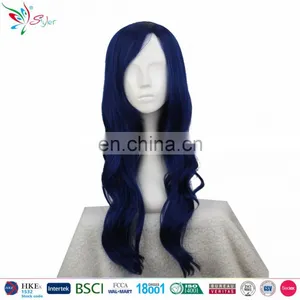 Styler Brand High Quality Fashion Costumes With Long Dark Blue Cosplay Wig thumbnail-1