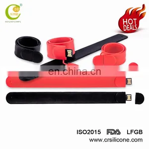 Bulk Waterproof Custom Silicone Usb Flash Drive Wristband thumbnail-5