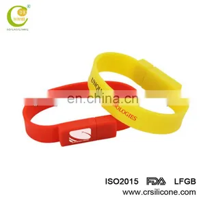 Top Selling Custom Oem Silicone Wristband Eco-Friendly New Design Silicone Usb Bracelet thumbnail-5