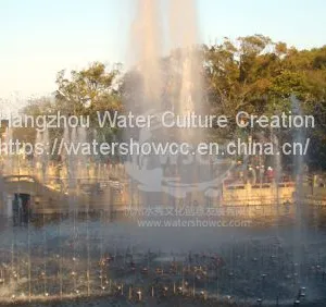 Dancing Fountain Music Fountain Light Show in the Amusement Park thumbnail-5