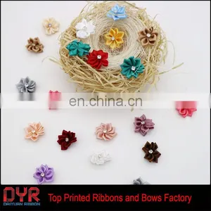 Satin Ribbon Handmade Flowers thumbnail-1