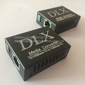6x4.2x2.2cm Super Mini Series 10/100M Fiber Media Converter Multi-mode SC Single-fiber 2KM IP Camera to Fiber Optic Transmitter and Receiver thumbnail-1