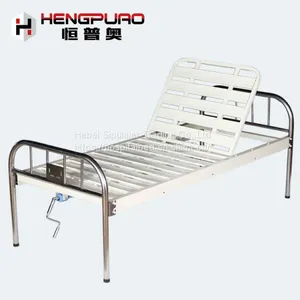 Adjustable Cheap Manual Hospital Medical Patient Bed for Handicapped thumbnail-1