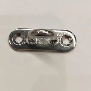 High Polished Stainless Steel Marine Boat Long Oblong Pad Eye Plate thumbnail-5
