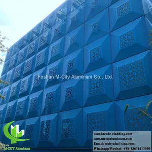 Laser Cut Metal Screen Aluminum Cladding Panels Metal Facades thumbnail-1