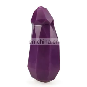 IQ Treats Puzzle Toy Bounce Eggplant Shaped Treats Dispenser Interactive Toy Dog Toy thumbnail-2
