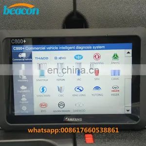 Truck Diagnostic Tool CAR FANS C800+ Diesel Gasoline Vehicle Scanner for Commercial Vehicle,Passenger Car, thumbnail-5