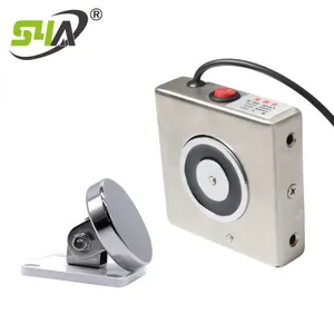 S4A Manufacturer 12V Magnetic Door Holder for All Kind of Single Doors thumbnail-2