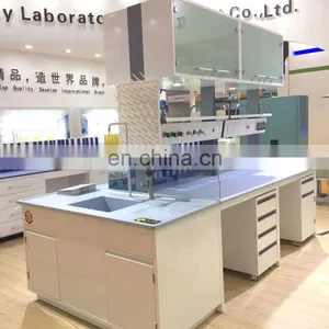 Chemistry Lab Furniture Island Table Corrosion Resistance Work Bench thumbnail-1
