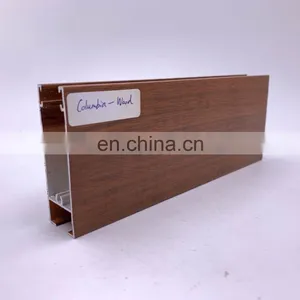 Shengxin Wood Grain Aluminium Profile for Building and Decoration thumbnail-3