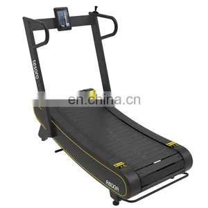 Semi-commercial Folding Running Machine Treadmill Self-powered Non-motorized Curved Manual Treadmill thumbnail-5