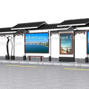 Students Share Umbrellas, Bus Stops, Antique Shelters, Light Box Manufacturers thumbnail-1