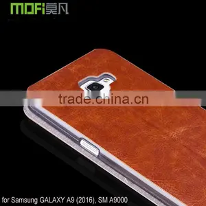 MOFi Case Celular Leather Flilp Housing for Samsung GALAXY A9 2016 , Mobile Handset Coque Back Cover for Samsung A9000 thumbnail-2