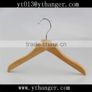 CY-277 Novelty Baby Natural Wooden Kids Clothes Hangers thumbnail-3