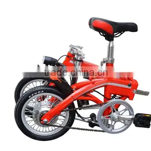 Hot Selling Cheap 14`` Mini Folding Electric Bike for Teenagers thumbnail-2