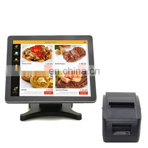 17 Inch Ture Flat Screen Window Restaurant/Retail/Cash Register Machine System Table Pos System thumbnail-1