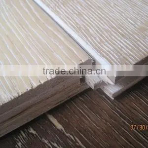 20mm Wide Plank White Brushed Oak Engineered Flooring thumbnail-2