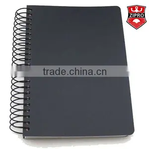 Hardcover Notebook Big Spiral Black Notebook thumbnail-1