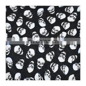 Factory Multi Color Square Cotton Sport Head Kerchief For Sale Polyester Square Designer Bandanas Headband Custom Logo thumbnail-5