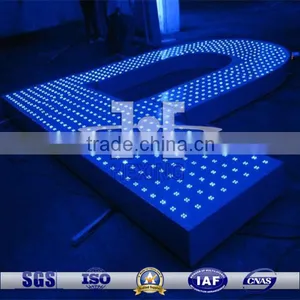 Perforated Metal Mesh Used for Glowing Font thumbnail-1