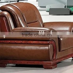 Oupusen 1 1 3 Office Wooden Sofa Set thumbnail-2