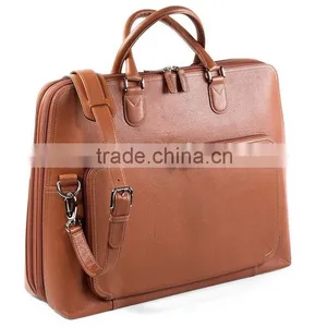 High Quality Pebble Leather Ladies Laptop Bag Women Briefcase thumbnail-3