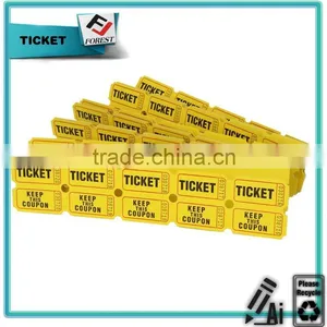Customized Raffle Tickets, Coupon Ticket, Admission Ticket, Wholesale and Printing Tickets thumbnail-4