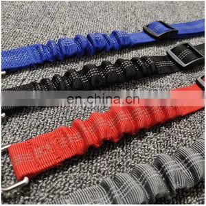 Pet Car Seat Belt Dog Seat Belt Dog Leash Vehicle Belt Adjustable Cushioning Elastic Reflective Safety Rope for Dog Cat thumbnail-5