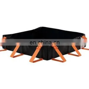 8'x10'x12'' 30 Oz. Chemical Resistant Quick Snap Release Collapsible Foam Wall Oil Spill Berm thumbnail-1