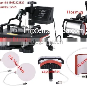 Many Purplse Combo Dog Tag Printer Digital Glass Cup Hoodies 6 in 1 Heat Press Printing Machine thumbnail-1
