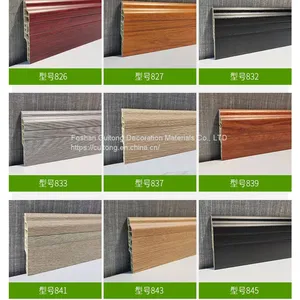 Hotel Apartment Home Wooden Plastic Baseboard Office Shop Exhibition Hall PVC Anchor Line Waterproof Corner Line Wall Edge Line thumbnail-4