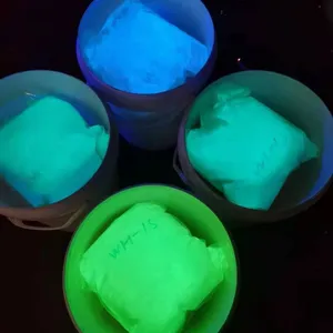 High Brightness Glow In The Dark Paint Pigment Resin Inks Coating Luminous Strontium Aluminate Pigment Powder thumbnail-1