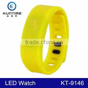 2015 Cheap Promotional Silicone Sports Led Bracelet Relojes for Men thumbnail-1