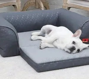 Orthopedic Fold Out Pet Sofa With Bed thumbnail-5