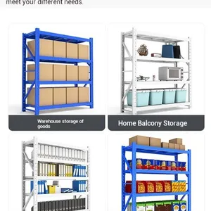 Heavy Duty Steel Shelf / Steel Rack - Warehouse Storage Solution, Factory Direct Sale, Hot Selling Made in China thumbnail-2