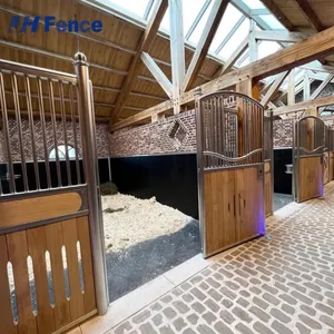 European Style High End Equestrian Barn Frontage Luxury Stables Horse Stalls Shelter for Sale thumbnail-3