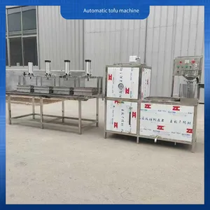 Fully Automatic Tofu Forming Machine, Pneumatic Pressing, Time and Labor-saving, Made of Stainless Steel and Can be Customized According to Requirements, a Soy Product Equipment thumbnail-1