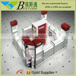 NEW Shopping Mall Shop Decoration Ideas Watch Island Display Stand for Sale thumbnail-1