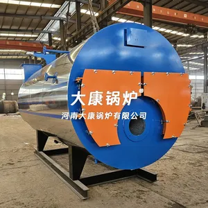 Yinchen Vertical Gas Steam Boiler Compact Vertical Industrial Steam Boiler Small Floor Space Easy Installation thumbnail-5