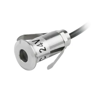 0.2w Star In-ground Light With 15mm Lamp Surface Cover Diameter, Model Pndm-0.2-15, Stainless Steel Square In-ground Light thumbnail-2