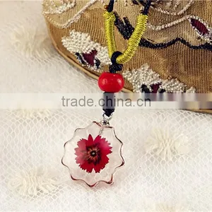 Real Insect Flower Sea Life Embedded Wholesale Fashion Women Necklace thumbnail-1