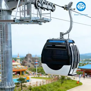 Dq Detachable Steel Cableway Eco-Friendly Commercial Outdoor Scenic Aerial Tramway for 5-10 Passengers Over 500kg Capacity thumbnail-5