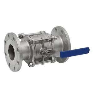 Factory Direct Sales of High-quality Manual Three Piece Stainless Steel Flange Ball Valve thumbnail-4