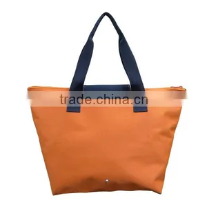 Orange Polyester Folding/Foldable Shopping Bag thumbnail-3