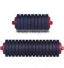 New Condition Conveyor Rubber Coated Roller/Impact Roller thumbnail-4